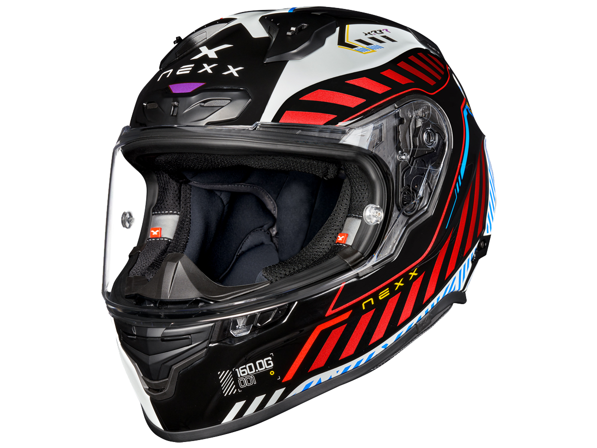Nexx Motorcycle Helmets | X.R3R OutBrake White/Blue: MOTO-D Racing