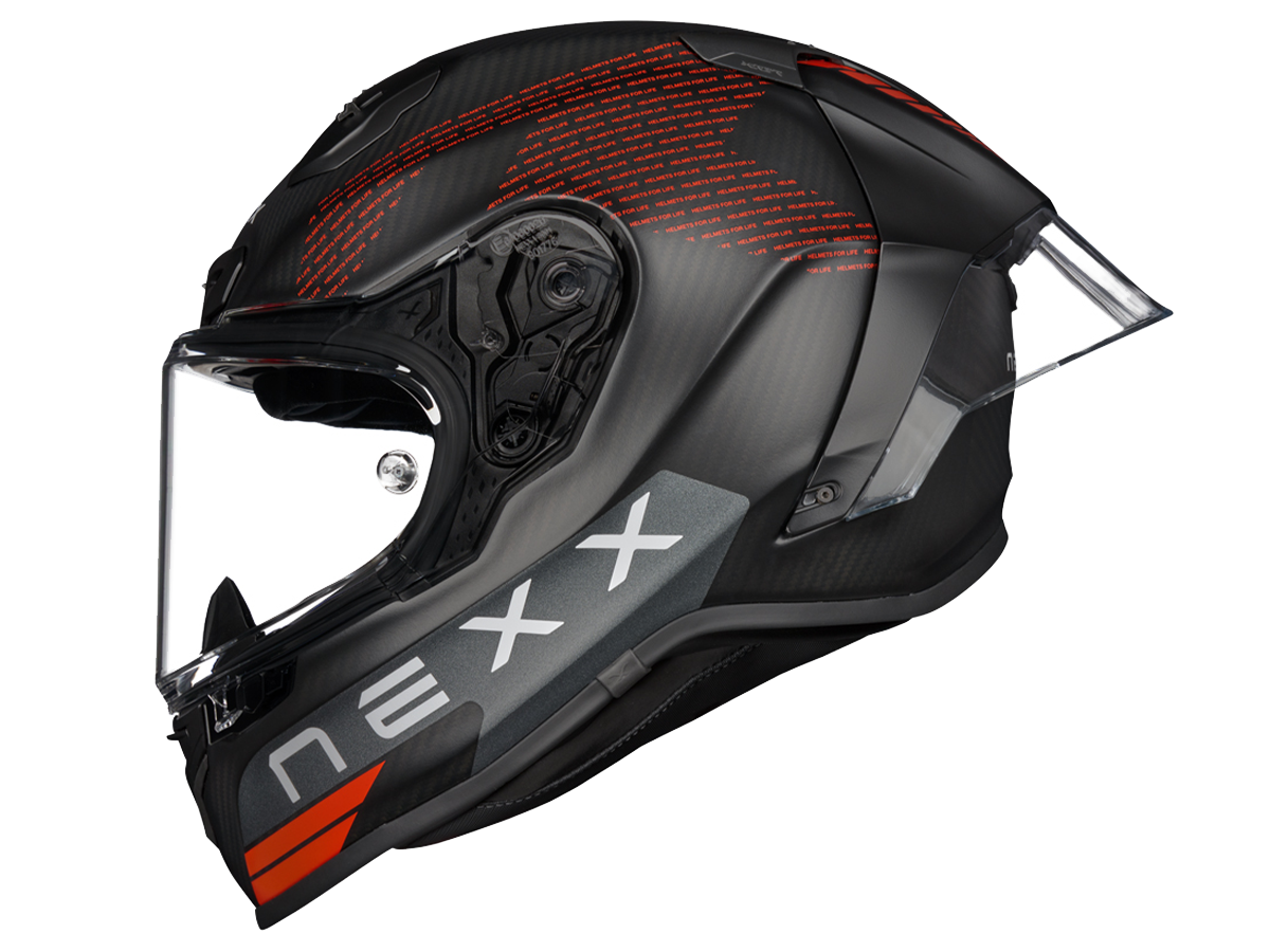 Nexx Motorcycle Helmets | X.R3R PRO FIM Evo Matte Black/Red Carbon