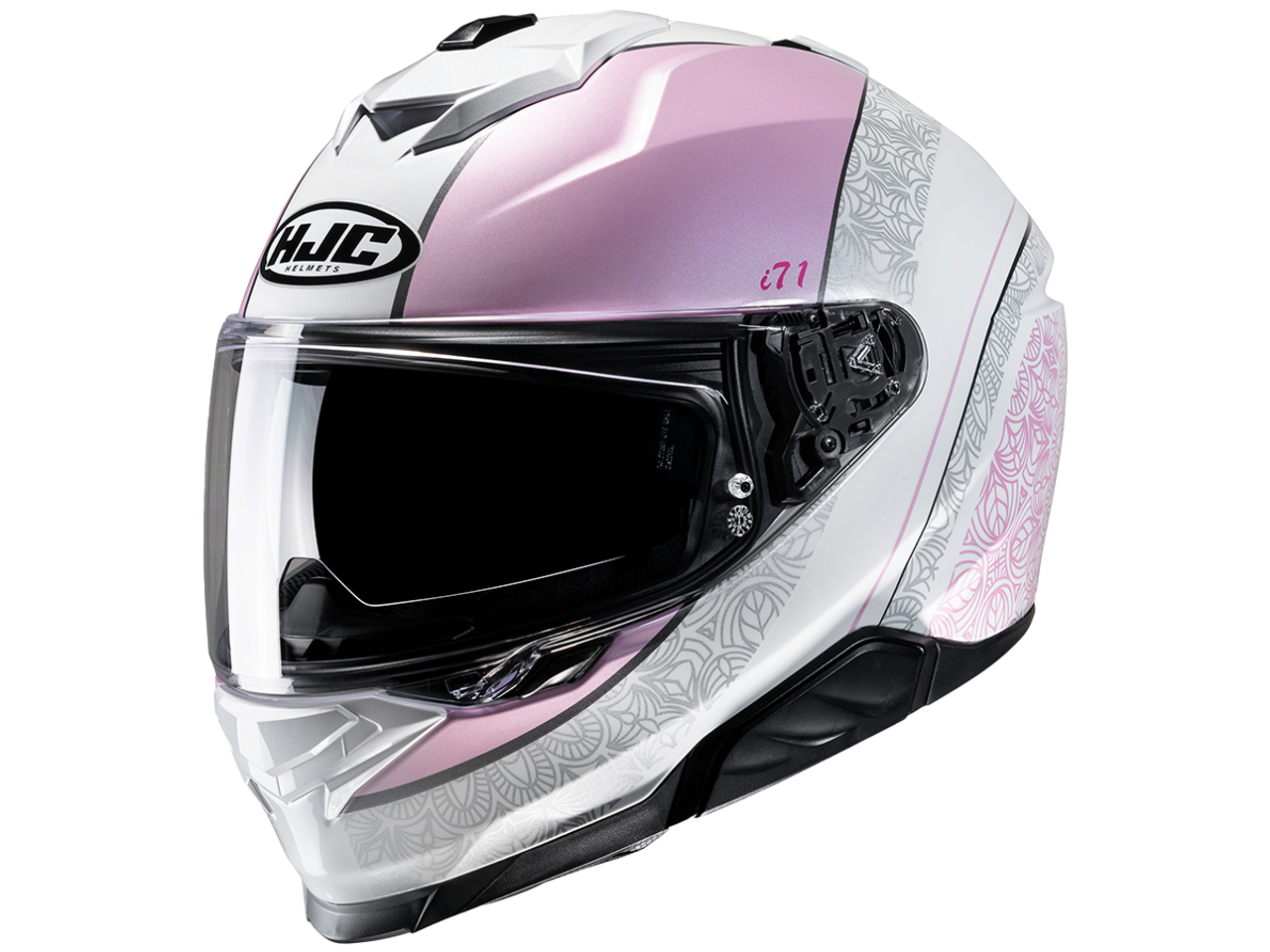 HJC i71 Helmet Sera White/Black/Pink