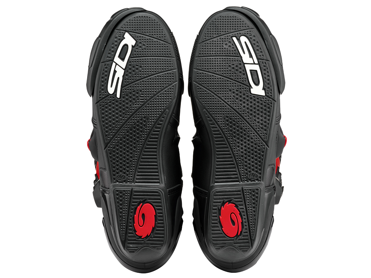 SIDI Vertigo Motorcycle Boots Black/Red: MOTO-D Racing