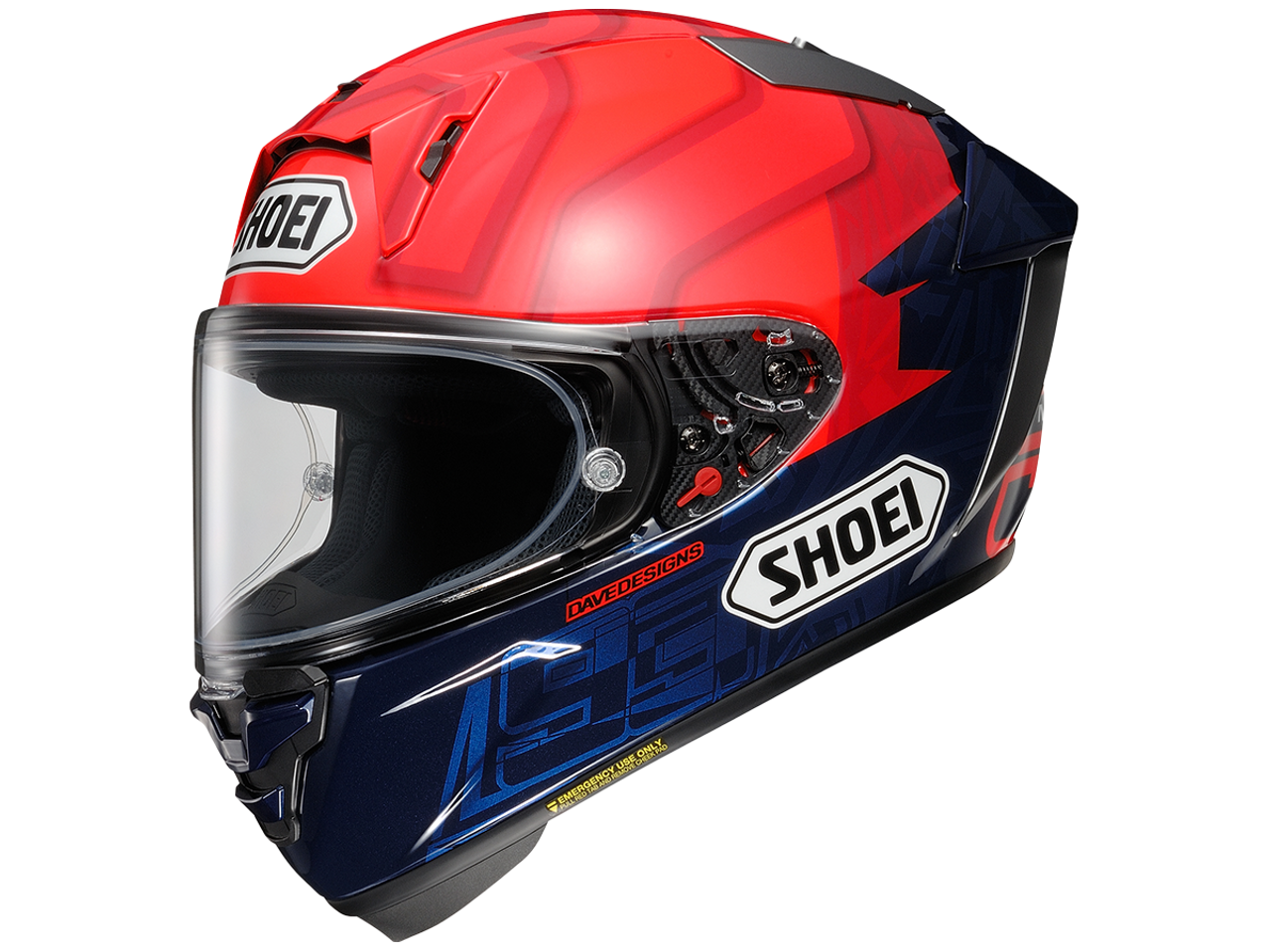 SHOEI Z-7 FLAGGERTC-1 RED/BLACK マットカラー
