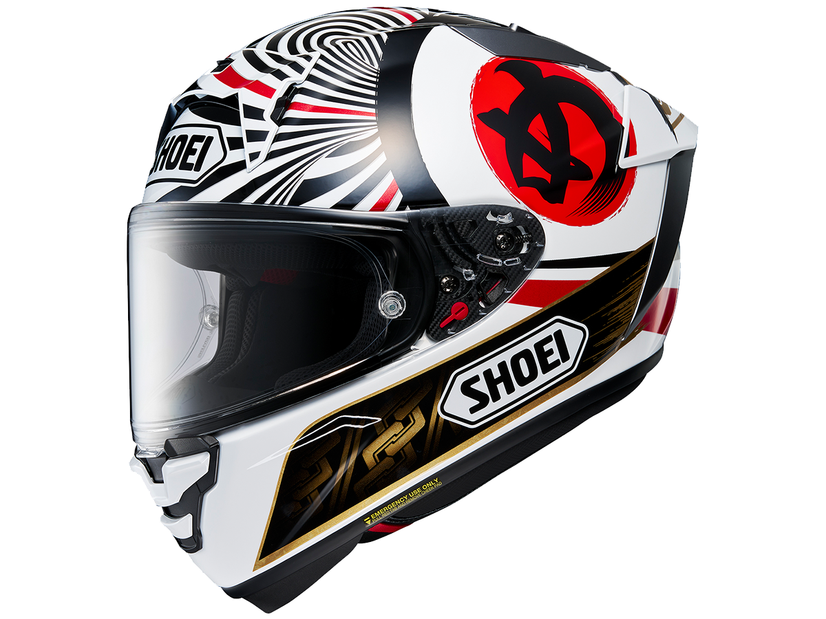 Helm Shoei SHOEI Z-7 MARQUEZ POWER UP! TC-1 X14 Power Up Mm93 Logo 