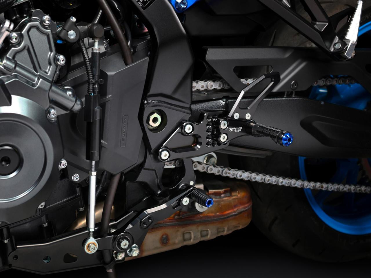 Bonamici Motorcycle Rearsets |Suzuki GSX-8 S/R: MOTO-D Racing