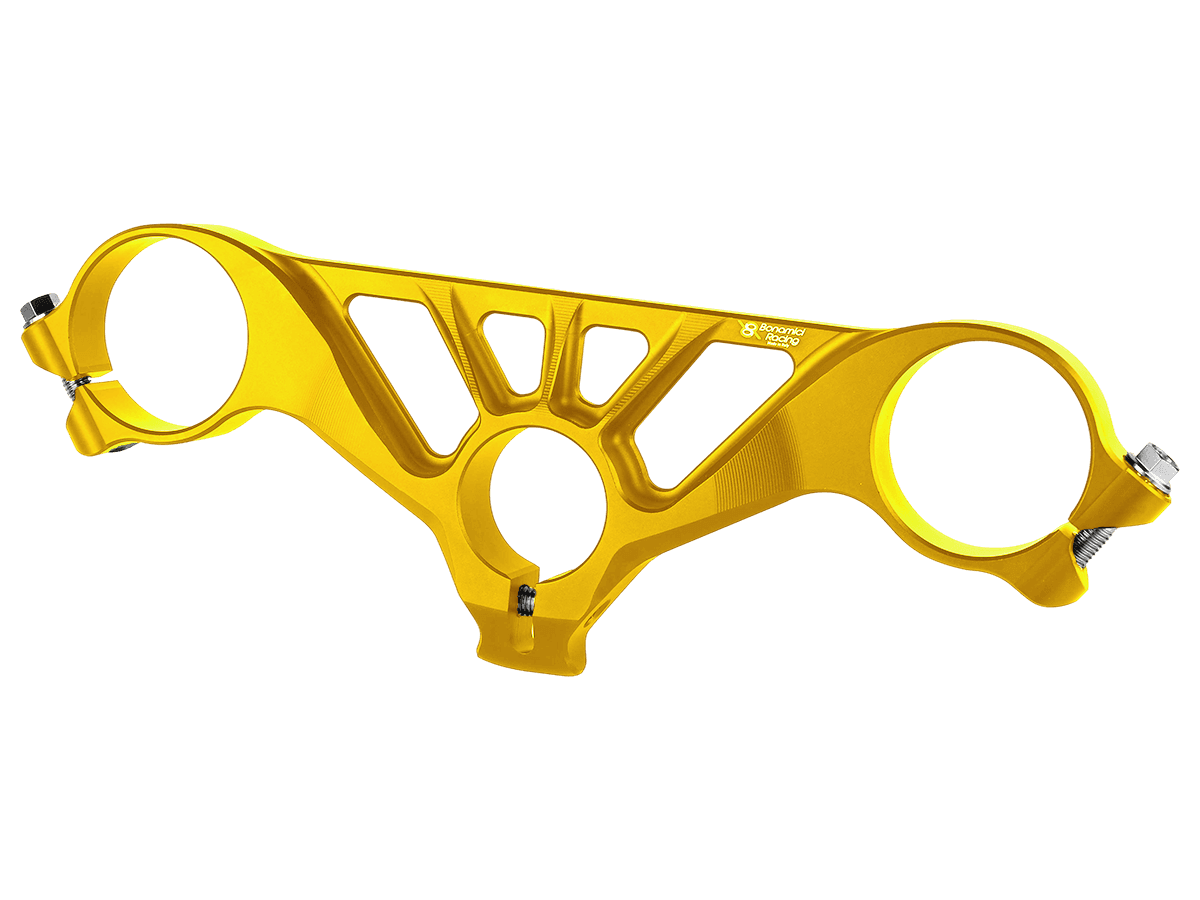 20点オーダー Bonamici Top Triple Clamp Ducati Panigale V4 S/R (Gold) (2025+):