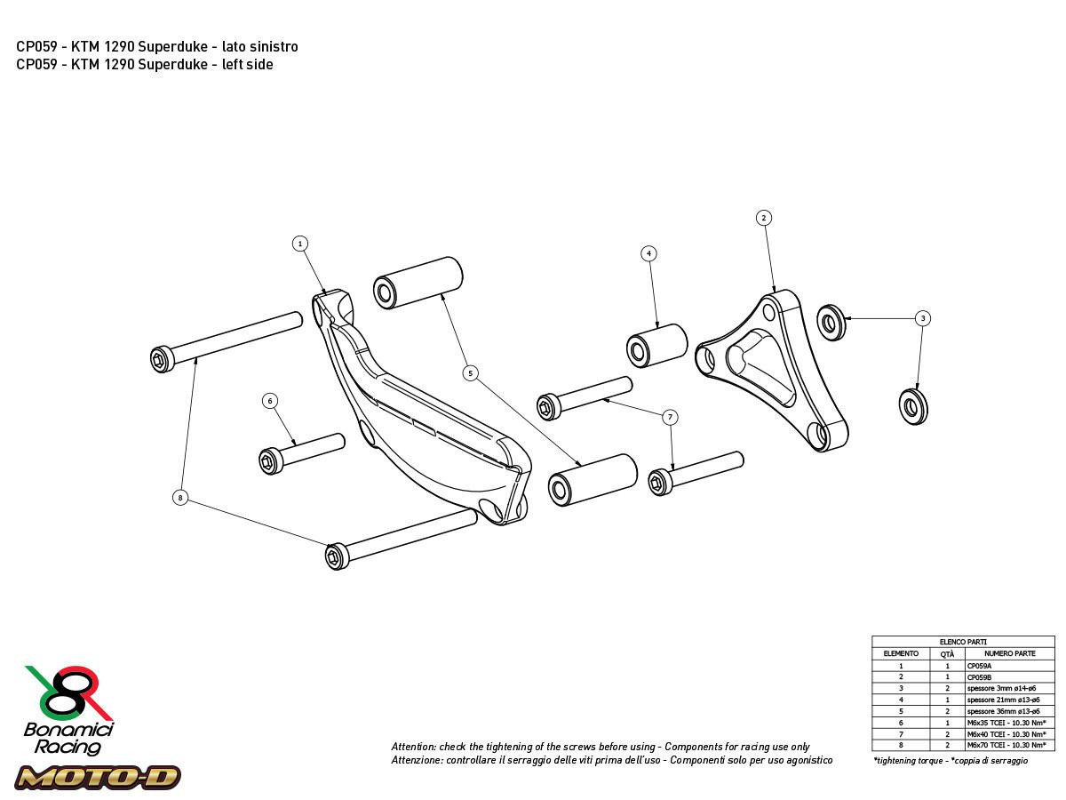 Bonamici KTM 1390 Super Duke R: MOTO-D Racing