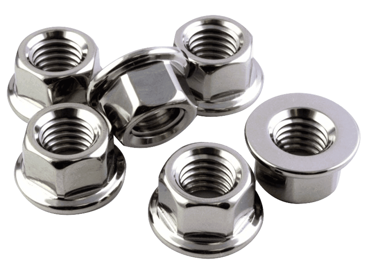 Addiction Racing M10x1.25 Blue Titanium Rear Sprocket Nuts For Suzuki GSXR1000 (K5-K8)