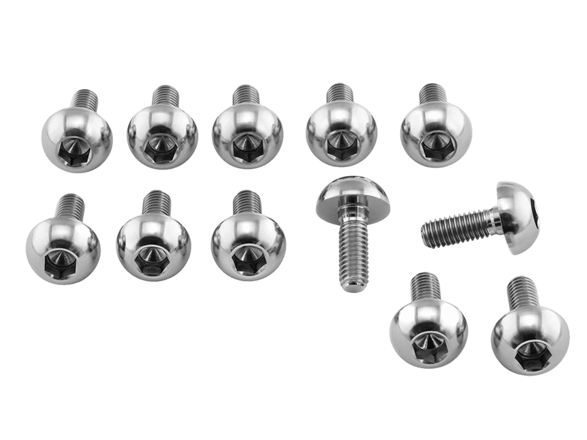 【専用】アウトフィット Titanium Disc Bolt M6x(1.00mm)x17mm To Fit Honda Pack x12