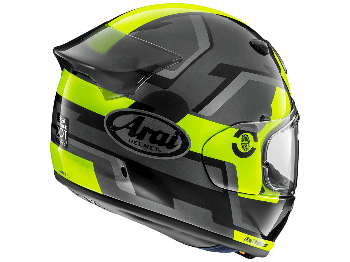 arai contour-x face helmet Arai Contour-X Face Helmet 2XL Fluorescent Yellow
