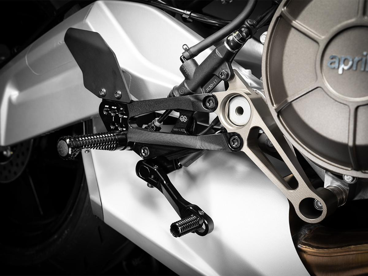 Gilles Tooling Aprilia RS 660 Rearsets: MOTO-D Racing