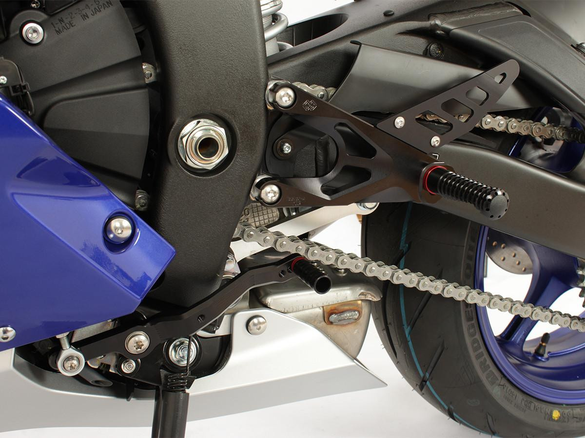 Gilles Tooling Yamaha R6 Rearsets (2017+): MOTO-D racing