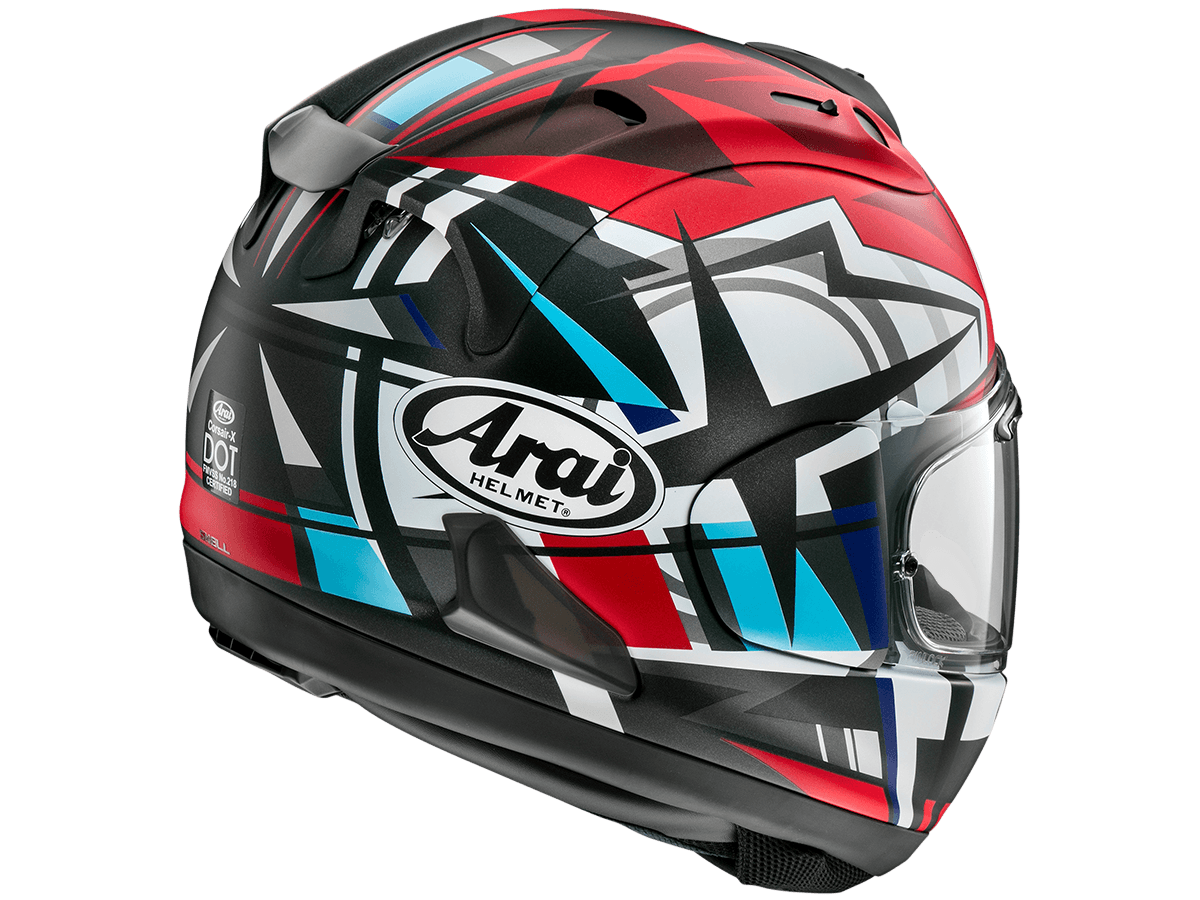 Arai Corsair-X Ogura Helmet White/Black/Red