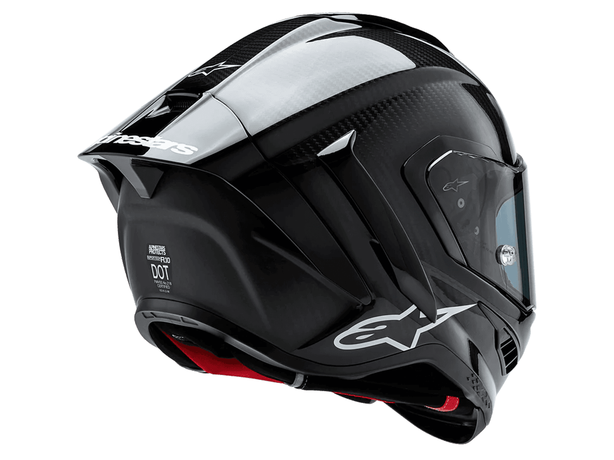 Alpinestars Supertech R10 Helmet Carbon Black: MOTO-D Racing