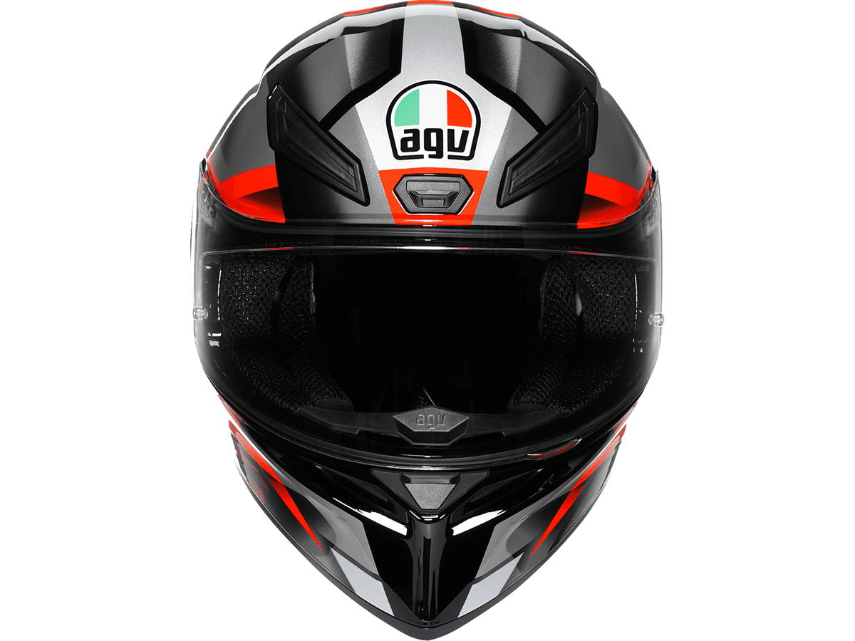 AGV K1 S Fastlap Helmet Black / Gray / Red