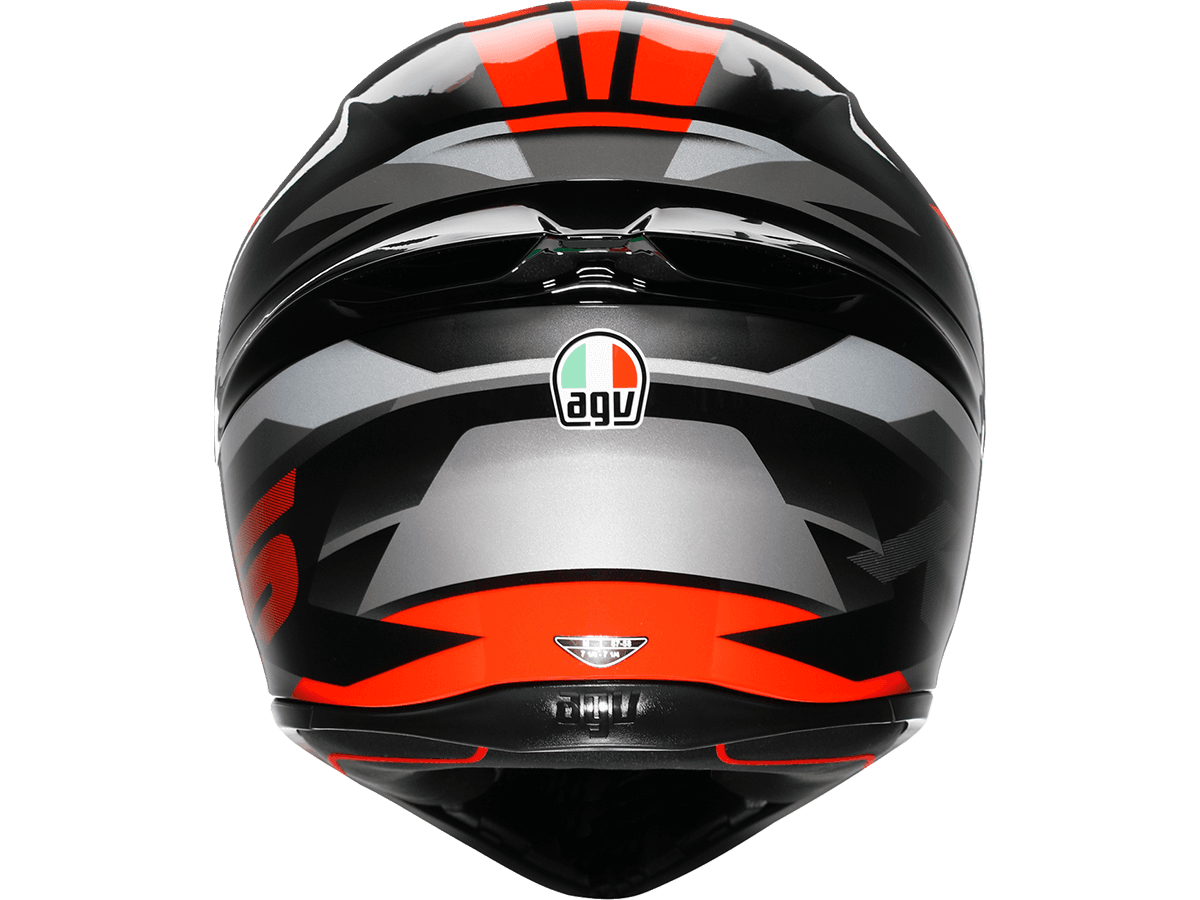 AGV K1 S Fastlap Helmet Black Gray Red
