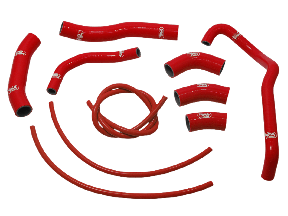 Samco Radiator Hose Kit Kawasaki ZH2 (2022+) (Red): MOTO-D Racing