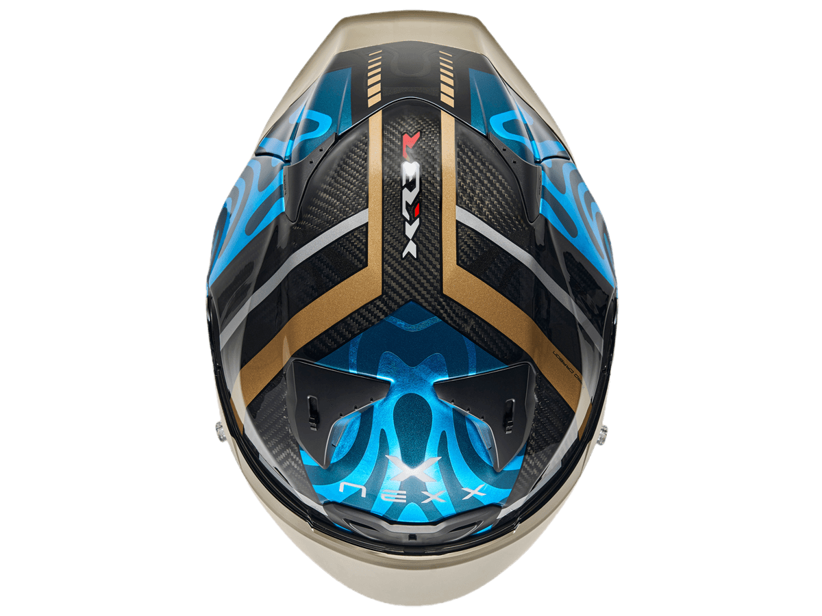 Nexx Motorcycle Helmets | X.R3R Swirl Sky Blue: MOTO-D Racing