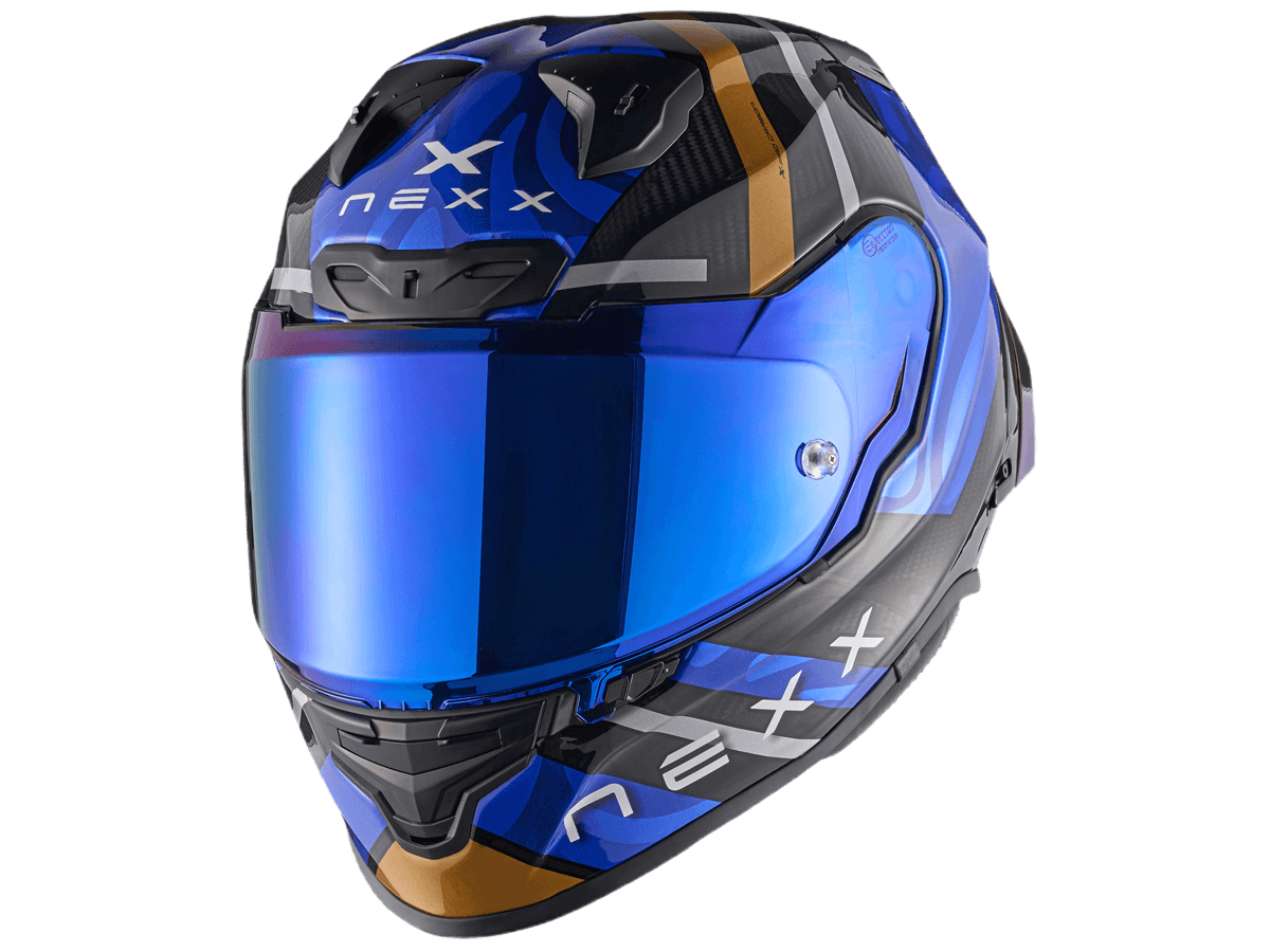 Nexx Motorcycle Helmets | X.R3R Swirl Deep Blue: MOTO-D Racing