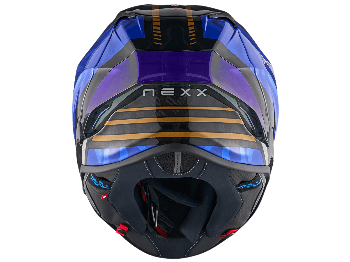 Nexx Motorcycle Helmets | X.R3R Swirl Deep Blue: MOTO-D Racing