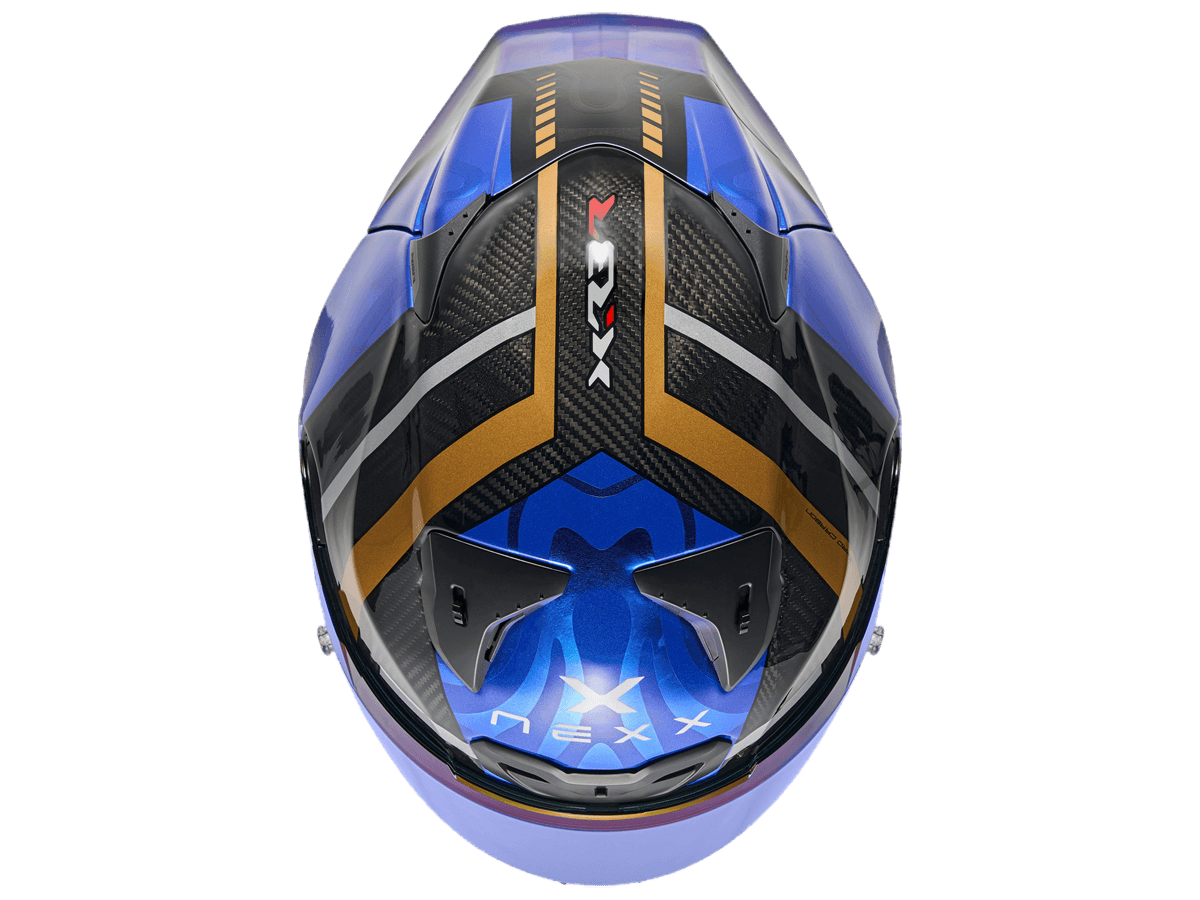 Nexx Motorcycle Helmets | X.R3R Swirl Deep Blue: MOTO-D Racing