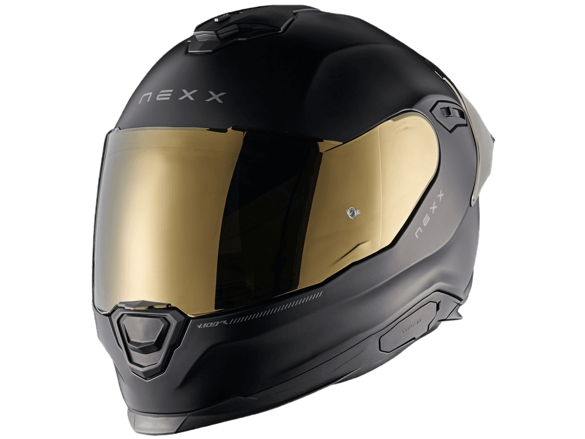 Nexx Y.100R Helmet Subsonic Matte Black / Gold: MOTO-D Racing