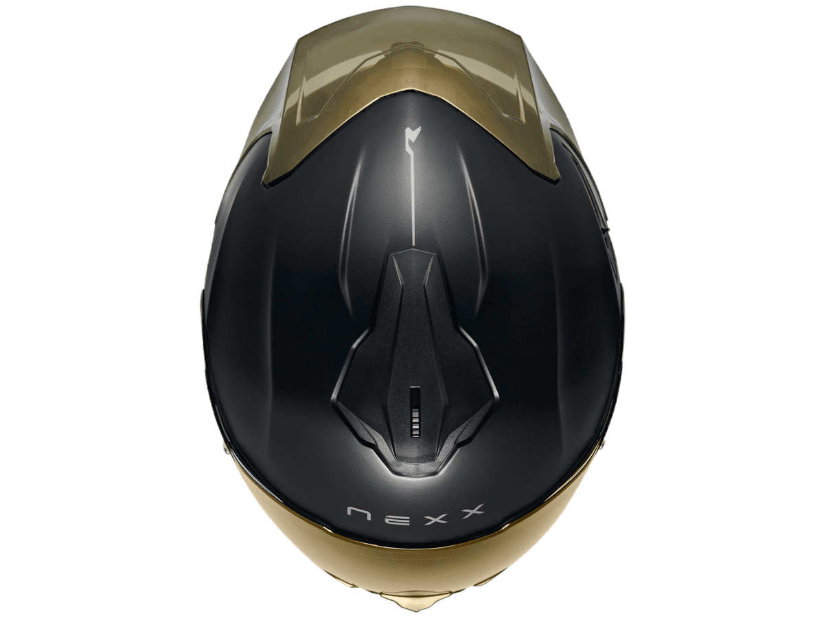 Nexx Y.100R Helmet Subsonic Matte Black / Gold: MOTO-D Racing