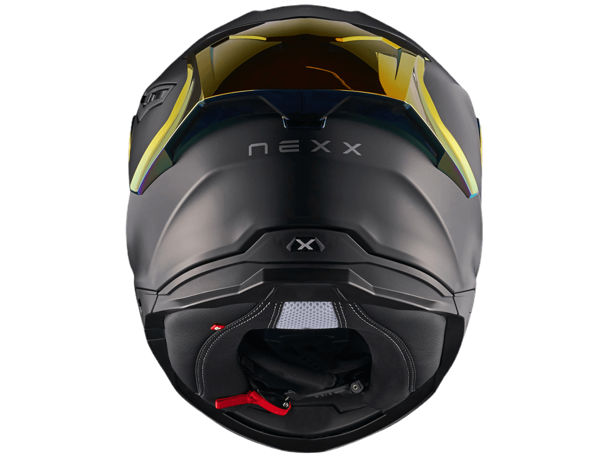 Nexx Y.100R Helmet Subsonic Matte Black / Red: MOTO-D Racing