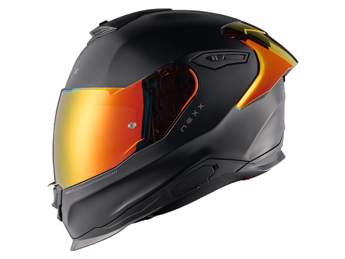 Nexx Y.100R Helmet Subsonic Matte Black / Red: MOTO-D Racing