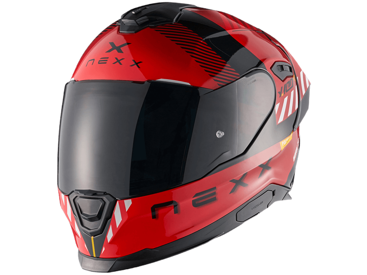 Nexx Y.100R Helmet Fade Red / Black: MOTO-D Racing