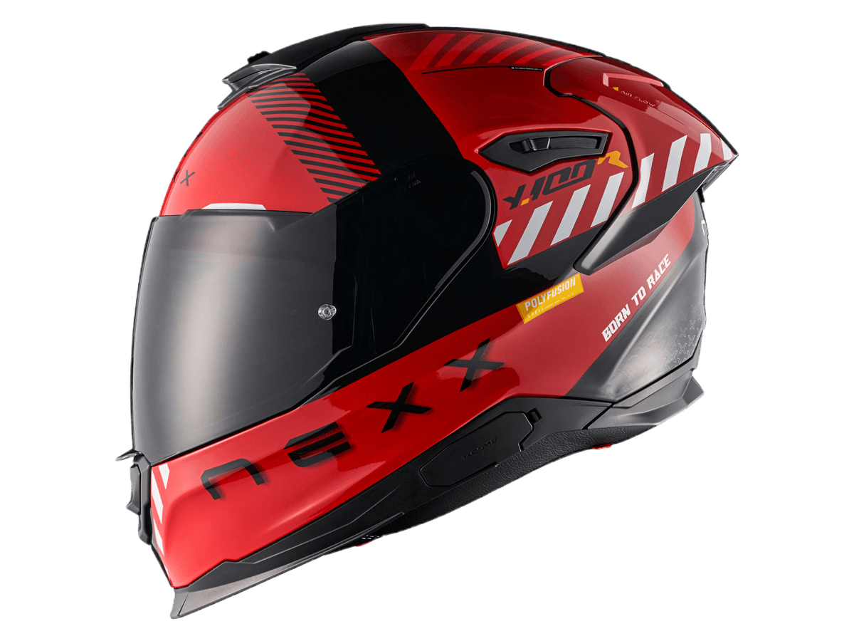 Nexx Y.100R Helmet Fade Red / Black: MOTO-D Racing