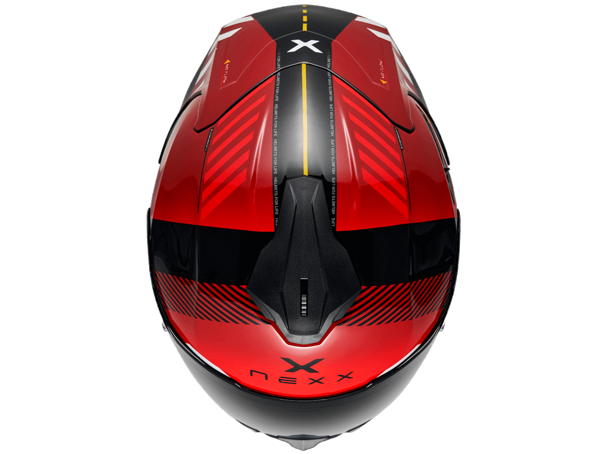 Nexx Y.100R Helmet Fade Red / Black: MOTO-D Racing