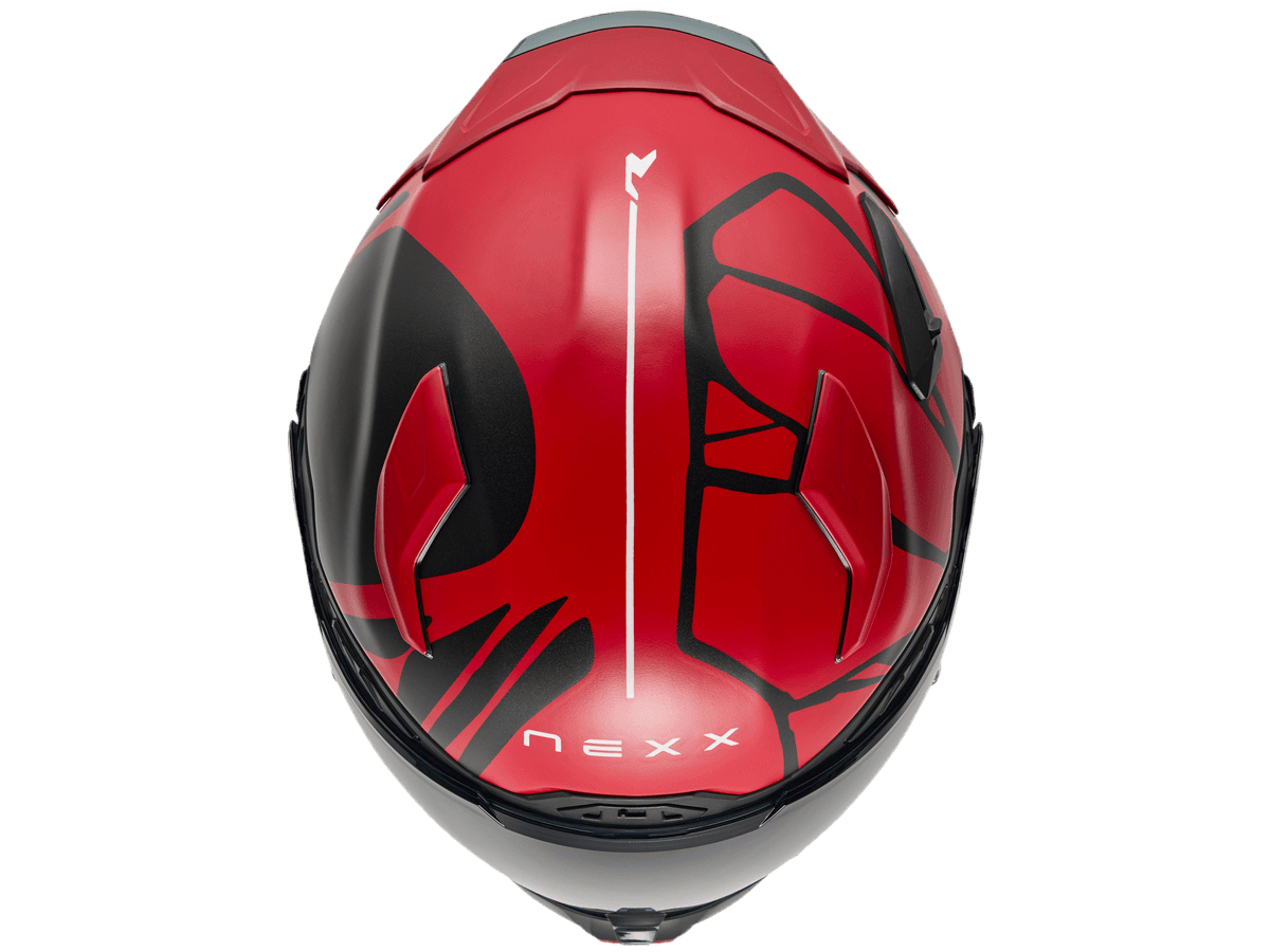 Nexx X.WST3 Helmet Matte Red/Black: MOTO-D Racing