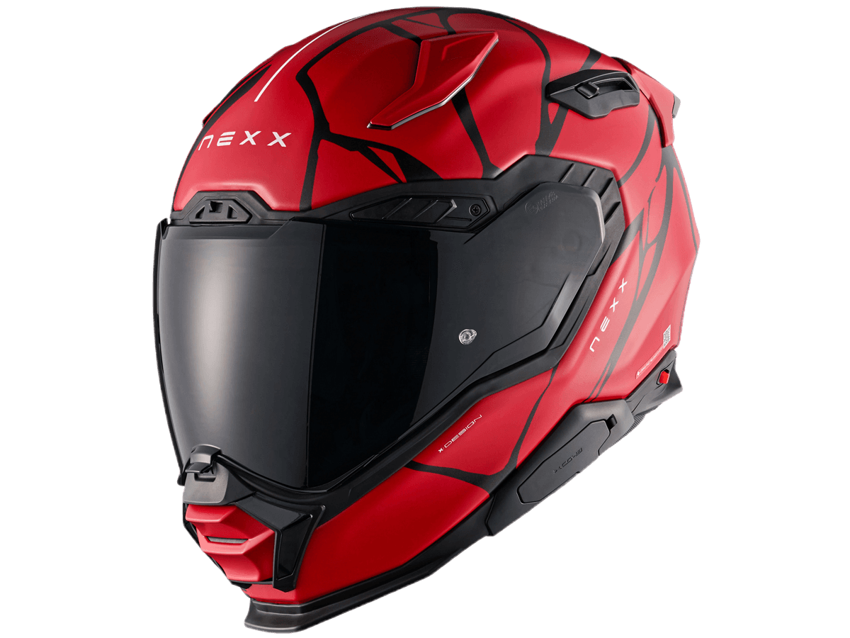 NEXX フルフェイス ヘルメット マットブラック レッド Nexx X.WST3 Helmet Matte Red/Black: MOTO-D Racing