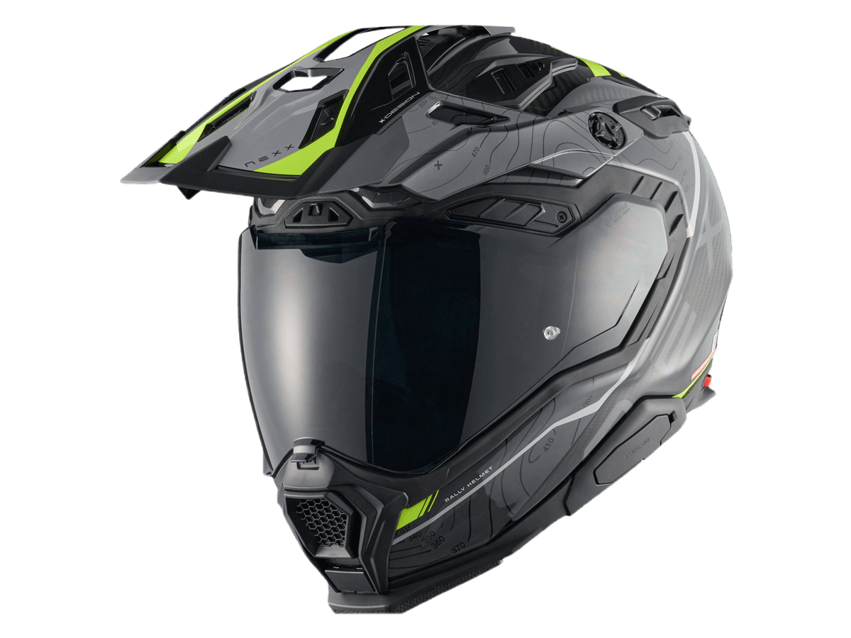 Nexx X.WED3 Zero Pro Furka Gray/Neon Carbon Adventure Motorcycle