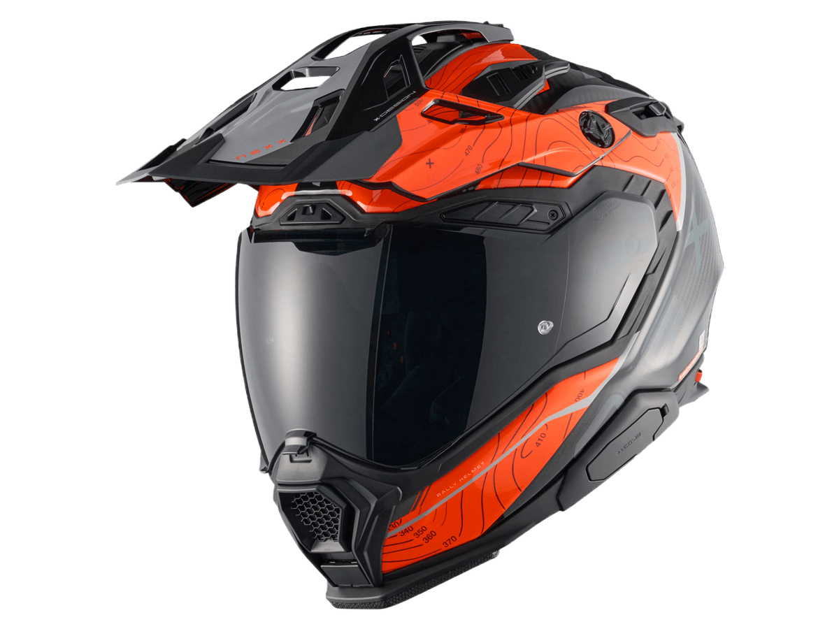 Nexx X.WED3 Zero Pro Furka Orange/Gray Carbon Adventure Motorcycle