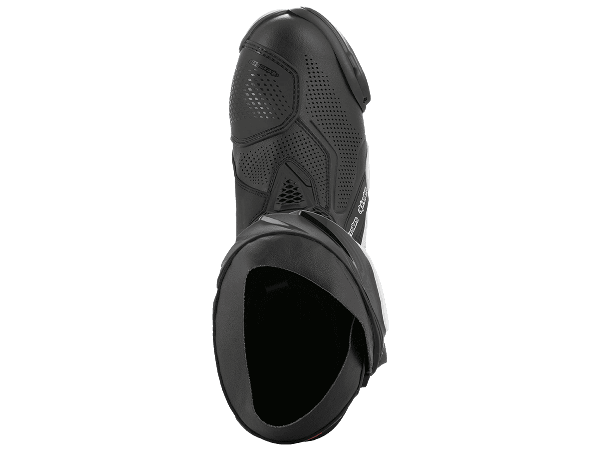 Alpinestars Supertech R Vented Boots (Black/White): MOTO-D Racing