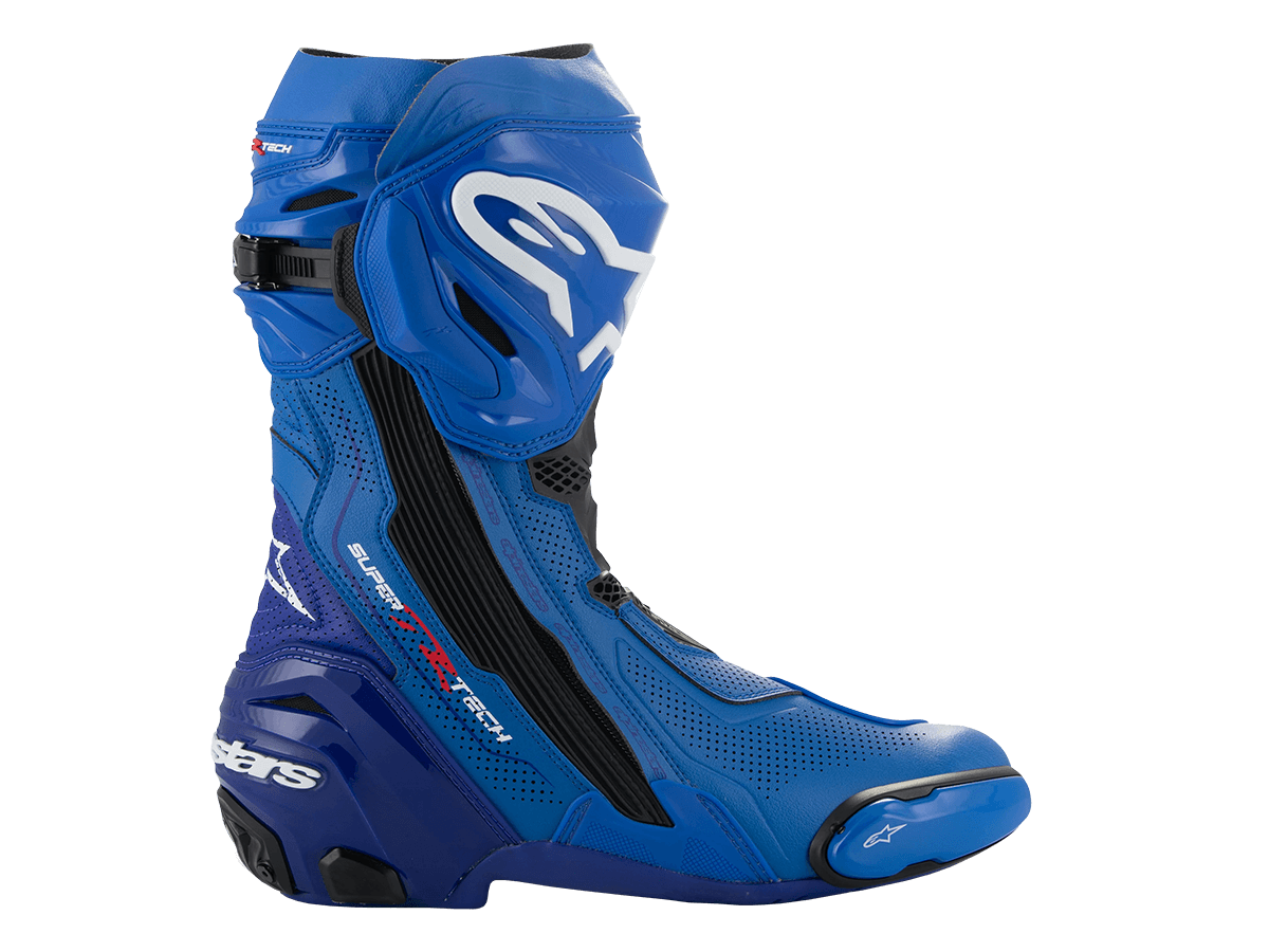 Alpinestars Supertech R Vented Boots (Blue/Black): MOTO-D Racing