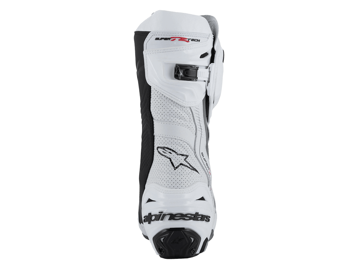 Alpinestars Supertech R Vented Boots (White/Mid Gray/Black): MOTO