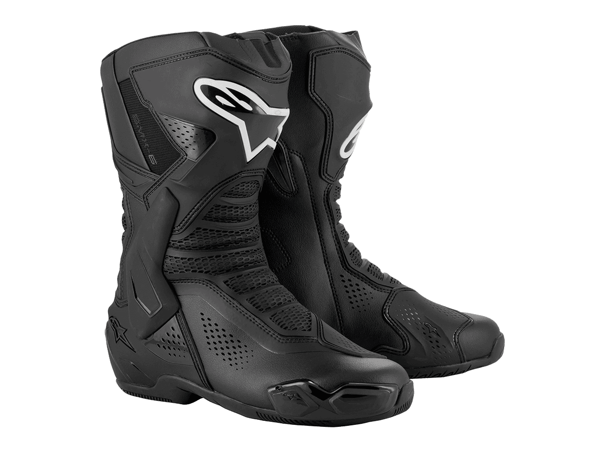 Alpinestars SMX Plus V2 Vented Boots (Black): MOTO-D Racing