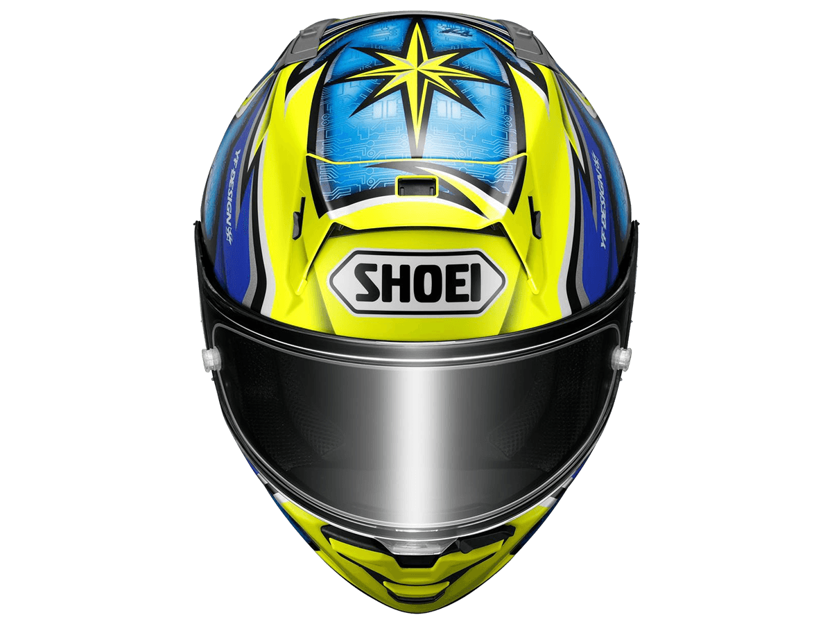 Shoei Motorcycle Helmets | X-15 Daijiro 2 Helmet TC3 Yellow / Blue