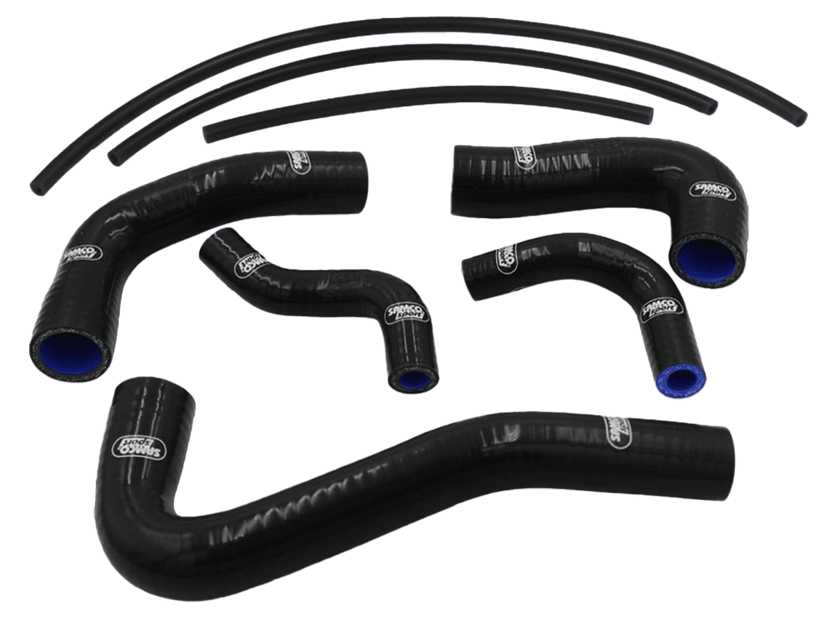 A Samco Radiator Hose Kit Yamaha R9 (Black): MOTO-D Racing