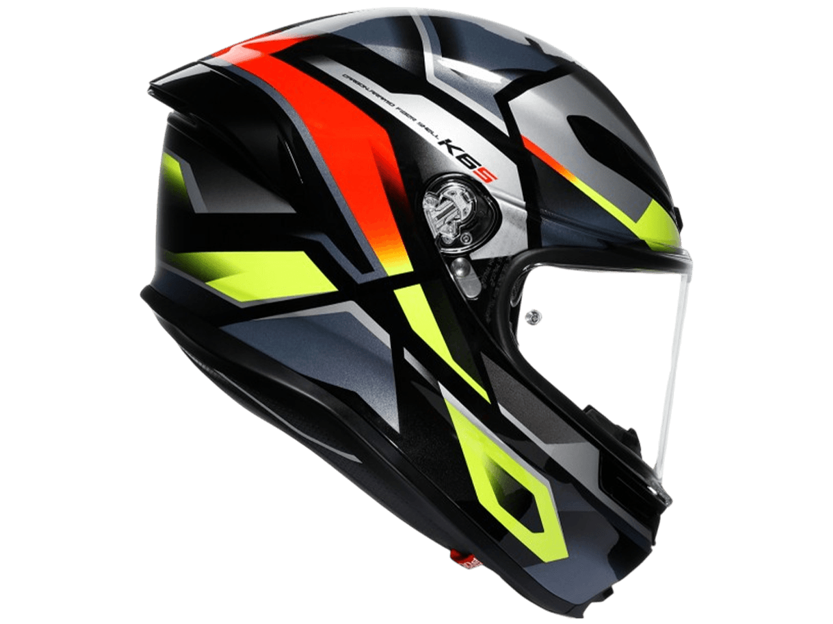 AGV K-6 S Slashcut Casco Moto – Integrale Full Face, Omologato ECE2206, Pronto Per ARK E PINLOCK 120 MAX VISION