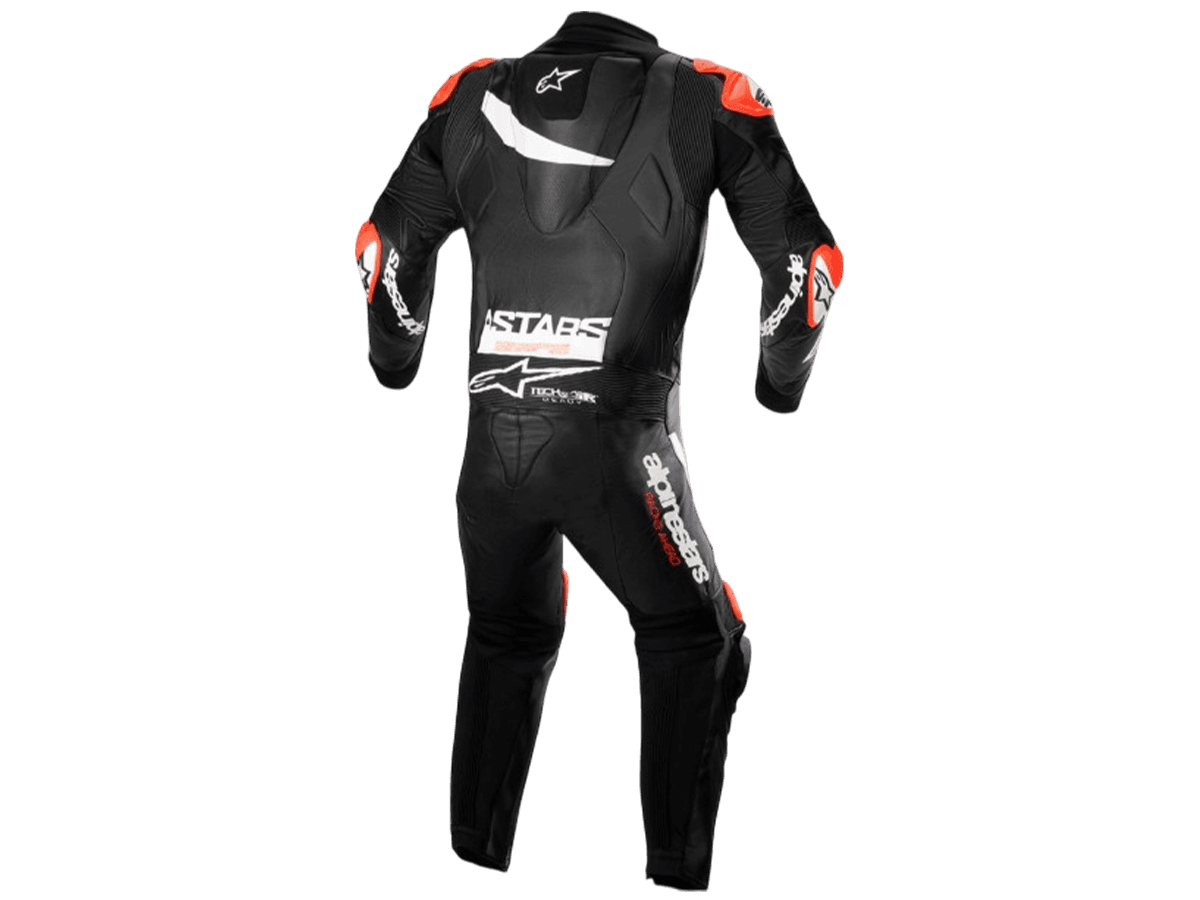 Alpinestars GP Plus V4 Leather Race Suit (Black/White): MOTO-D Racing