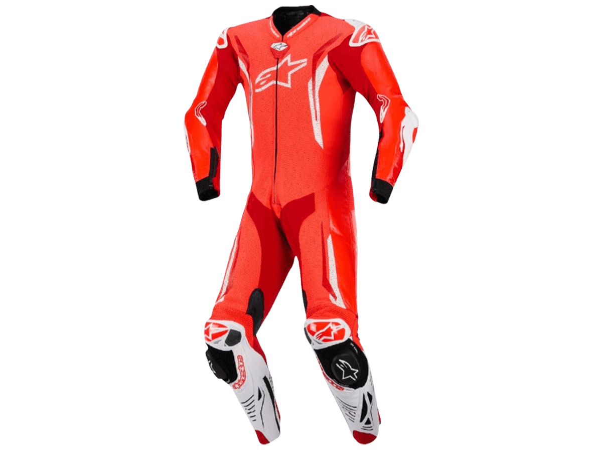 Alpinestars GP Tech V5 Leather Race Suit (Red/Bright Red/White