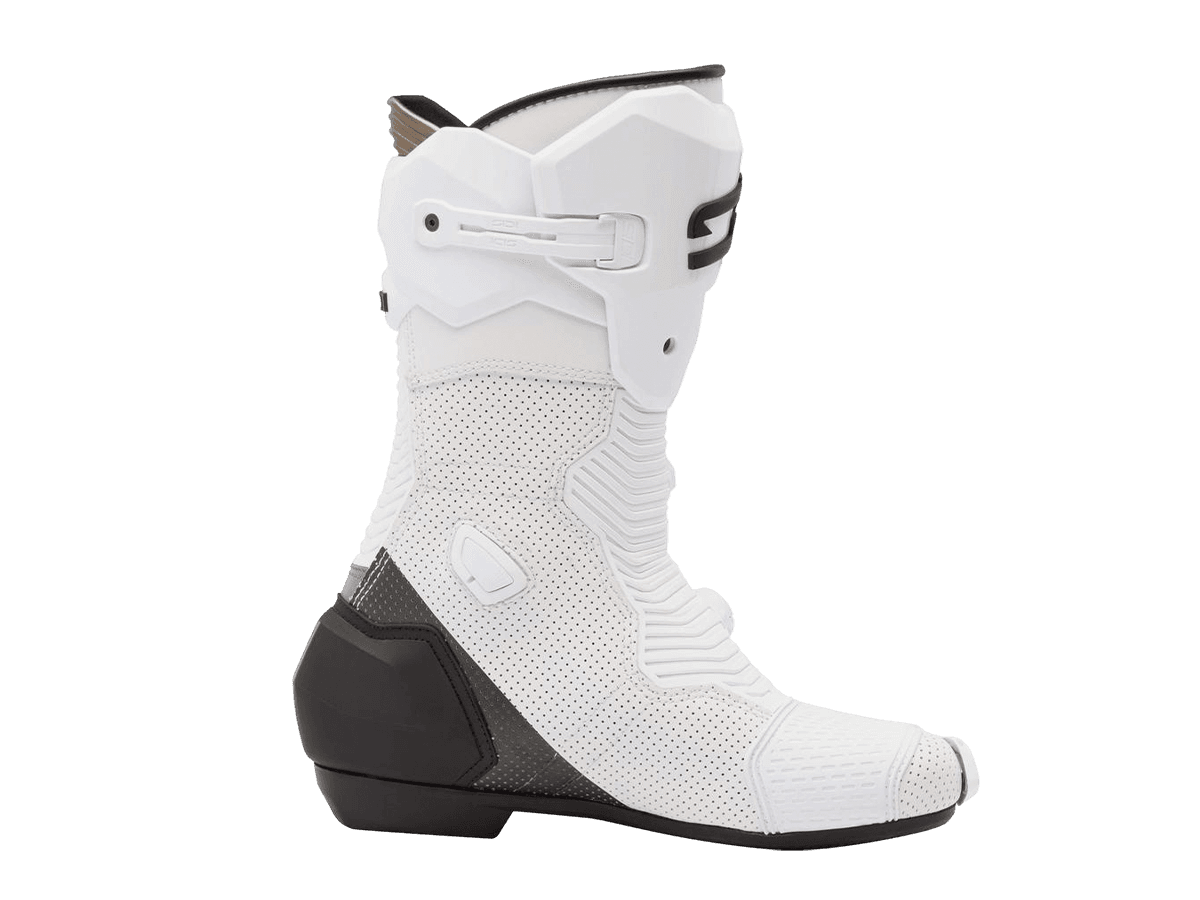 Sidi MAG-2 Motorcycle Boots White/Black : MOTO-D Racing
