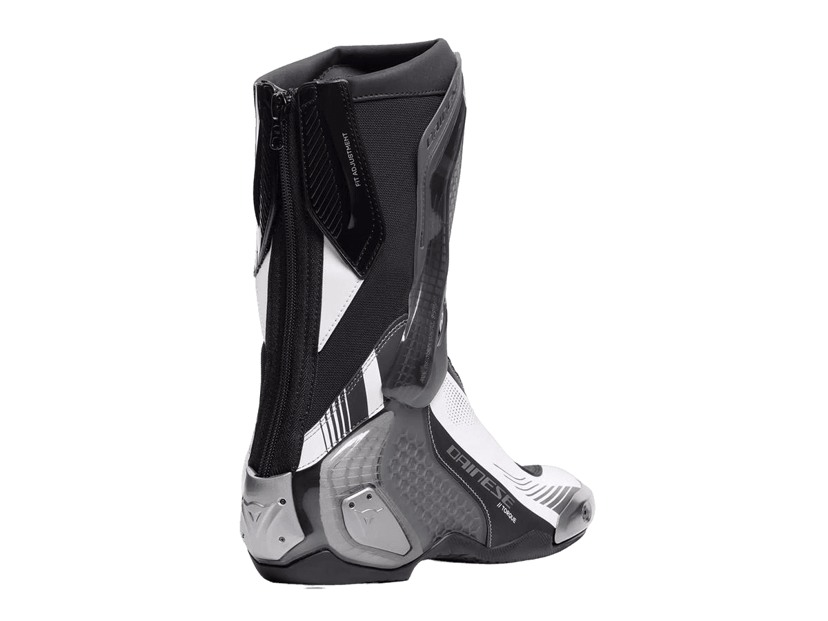 Dainese Torque 4 S Motorcycle Racing Boots (Black/White) - MOTO-D