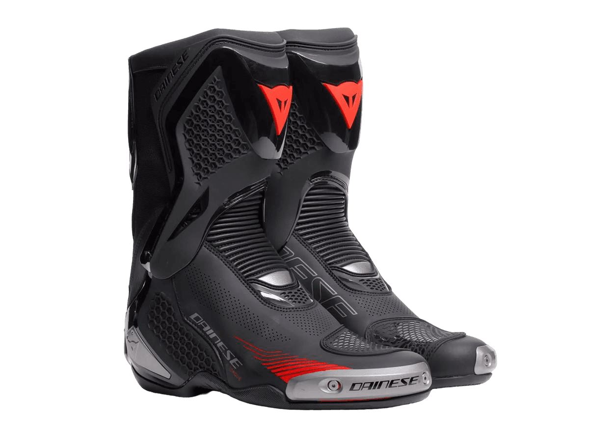 Dainese Torque 4 Air Motorcycle Racing Boots (Black/Red) - MOTO-D