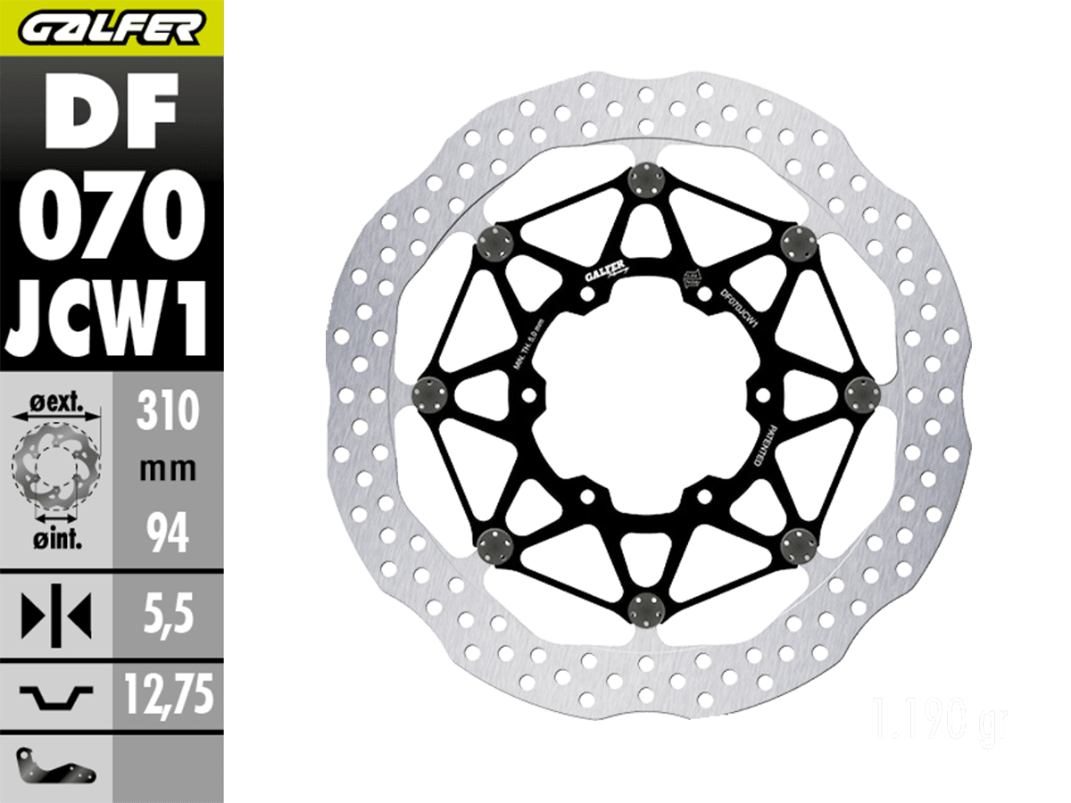 Galfer Honda CBR 1000RR Front Brake 310x5.5mm Billet Floating