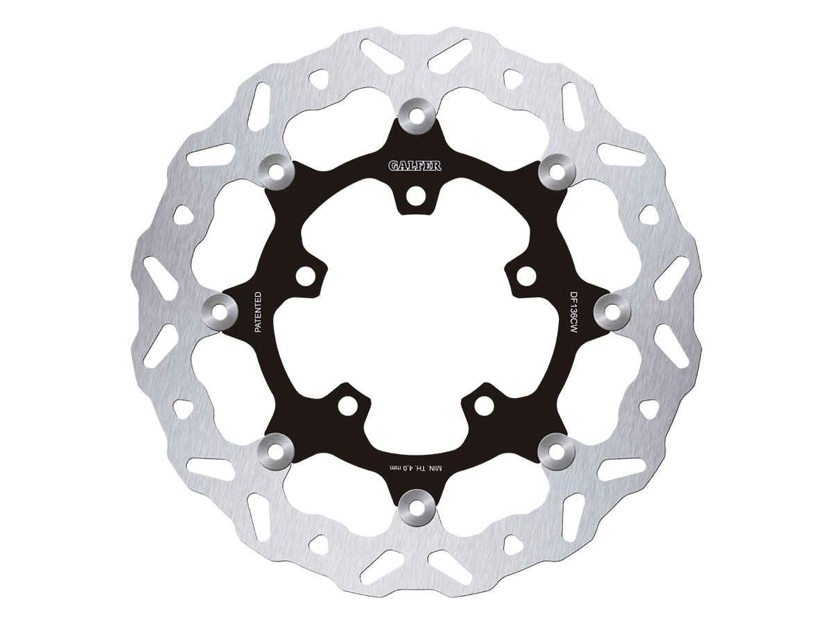 GALFER 前後ディスクローター CBR1000RR SC57用 中古品(ほぼ新品) GALFER CBR1000RR Galfer Rotors 08-16 激安！CBR1000RR用GALFER&frasl;ガルファー製ウェーブタイプリアブレーキディスク！SC59&frasl;2008～&frasl;NLR&frasl;HRC