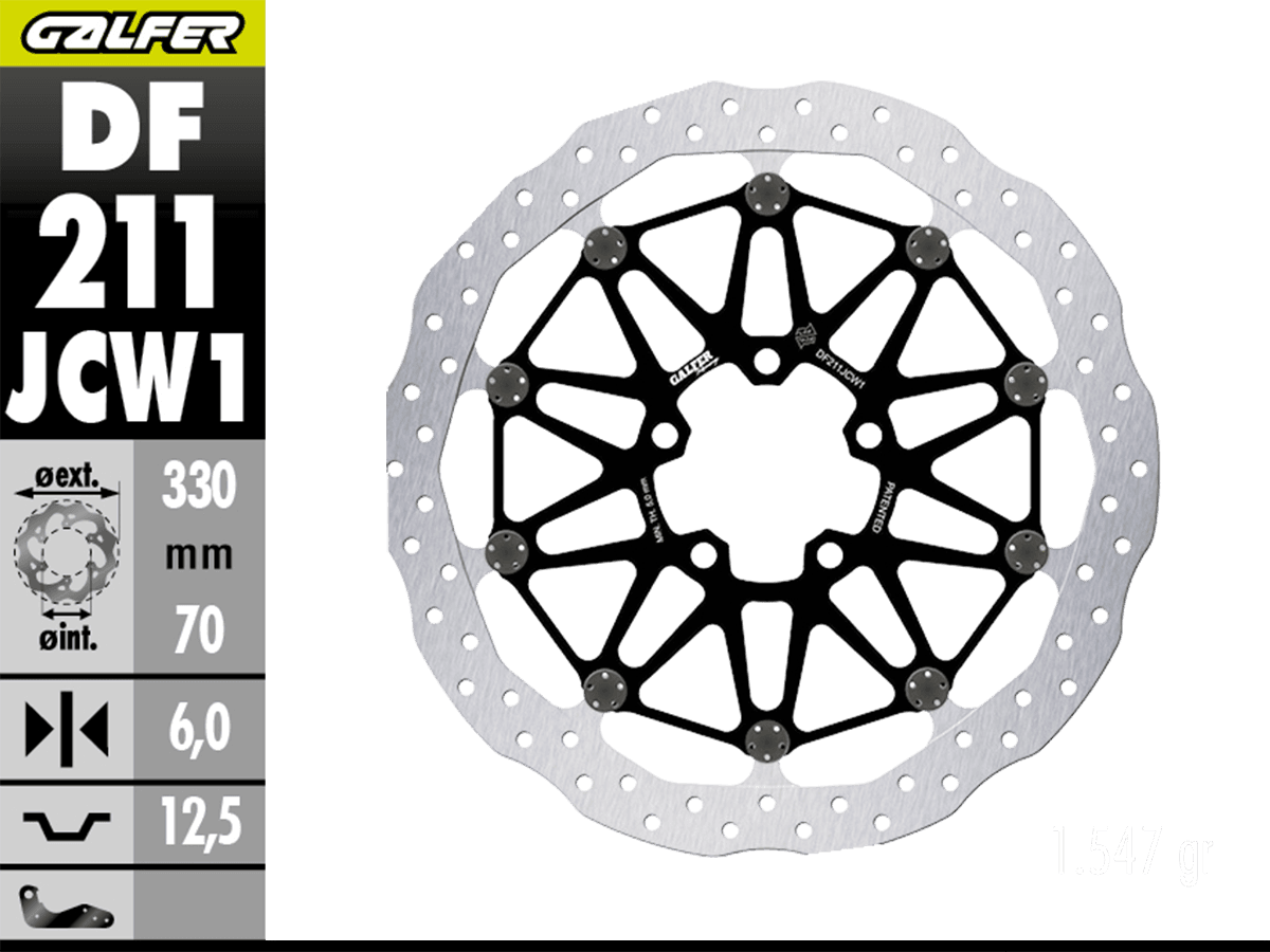 Galfer Kawasaki Ninja ZX-10RR Front Brake 330x6mm Billet Floating