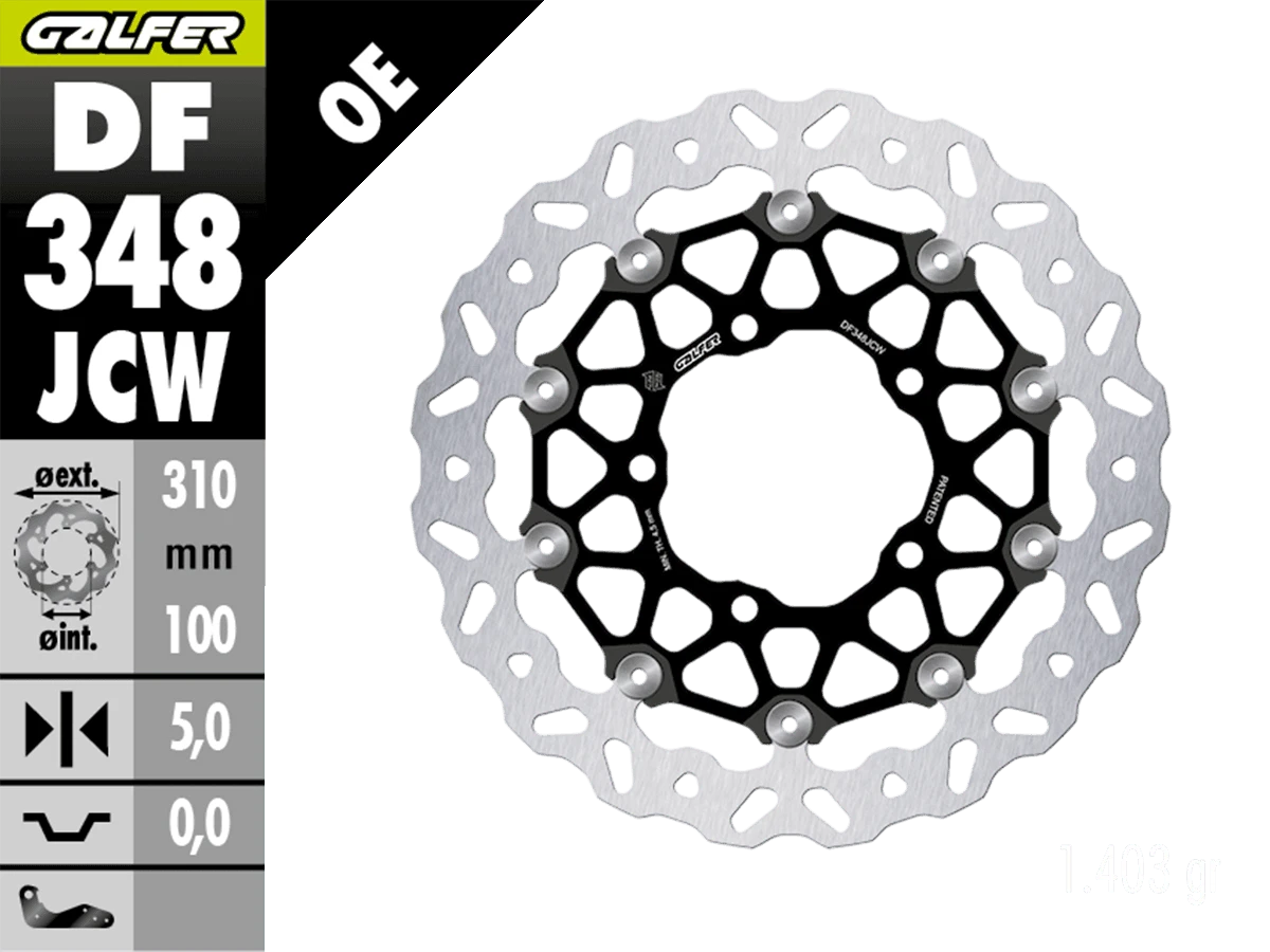 Galfer Suzuki GSX-R 1000 Front Brake 310mm Floating Floatech Rotor